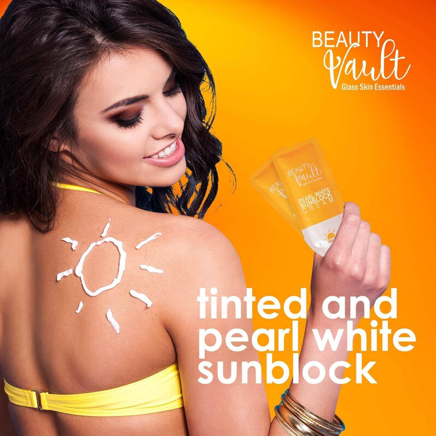 Beauty Vault Tinted Sunblock Cream 50g SPF45