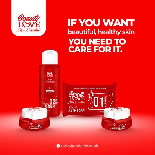 Beauty Love Skin Essentials Facial Set. 
