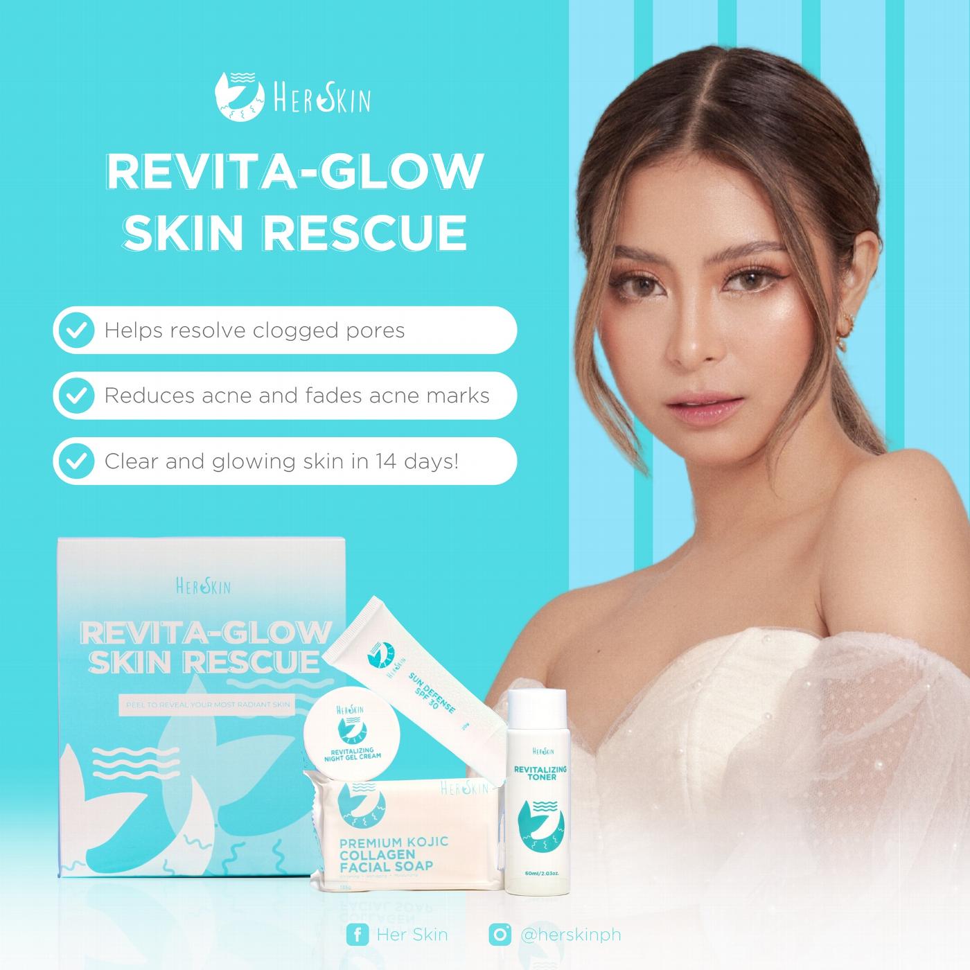 HerSkin Revita-Glow Skin Rescue Set Authentic