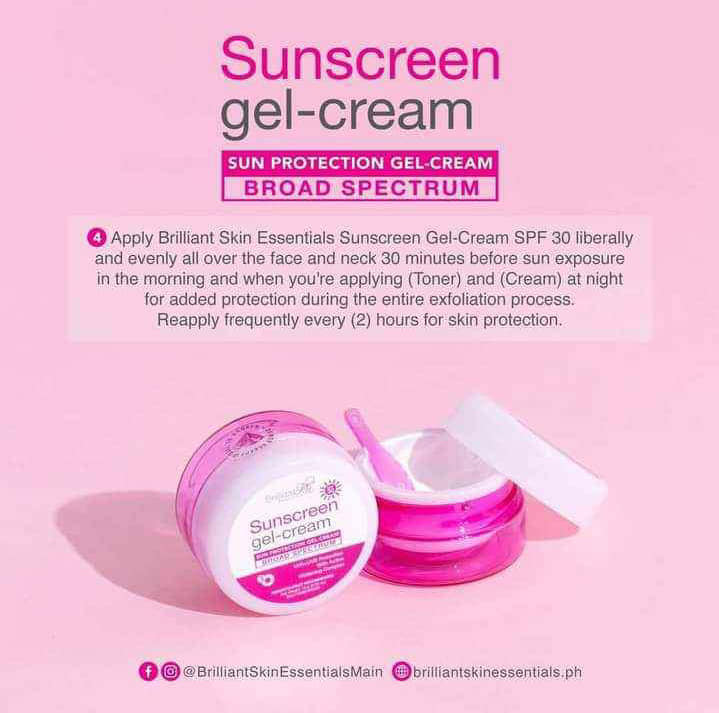 Brilliant Skin Sunscreen Gel-cream  10 grams