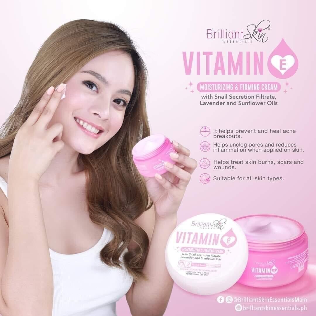 Brilliant Skin Vitamin E Cream Moisturizing And Firming Skin