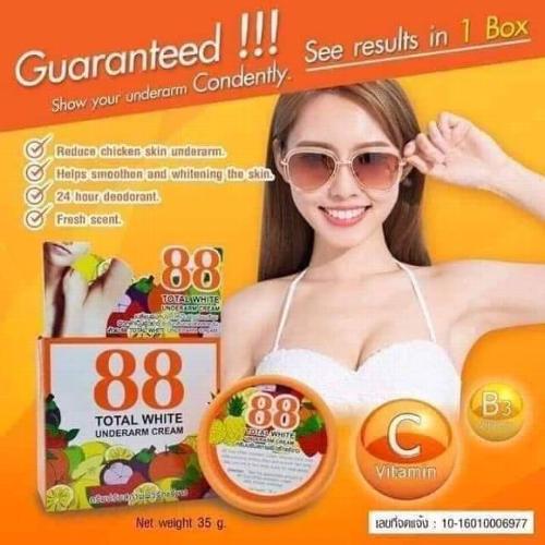 1X 88 TOTAL WHITE Underarm Cream £14.99